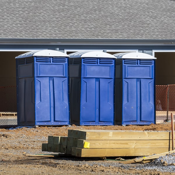 what is the cost difference between standard and deluxe porta potty rentals in Fort Loudon Pennsylvania